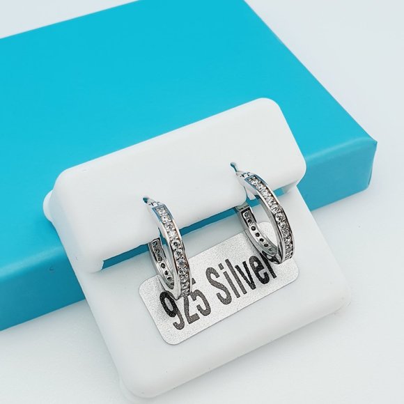 "925 Sterling Silver CZ Beautiful Earrings for Women, 1USPAR4292 - Picture 4 of 11